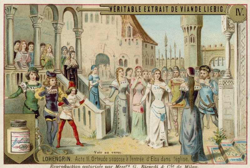 Jelenet Richard Wagner Lohengrin című operájából alkotó: European School