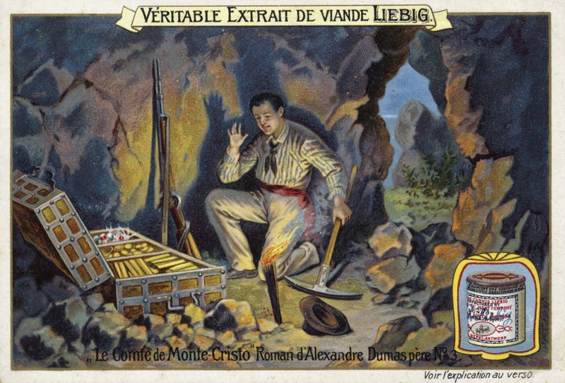 Jelenet a Monte Cristo grófjából, Alexandre Dumas alkotó: European School