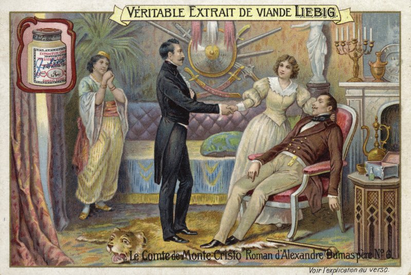 Jelenet a Monte Cristo grófjából, Alexandre Dumas alkotó: European School