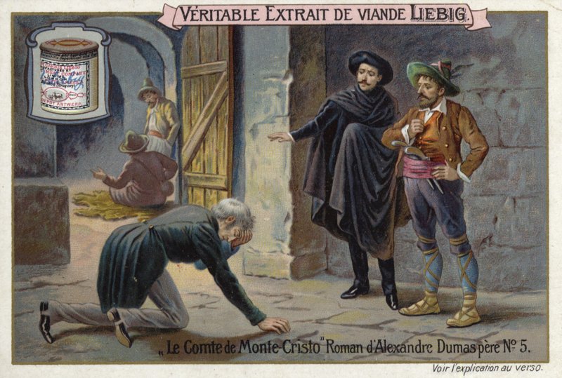 Jelenet a Monte Cristo grófjából, Alexandre Dumas alkotó: European School