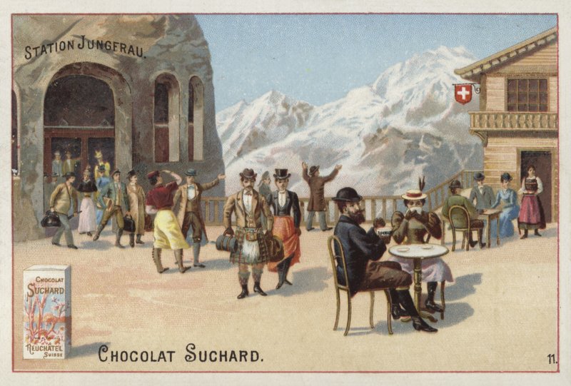 Jungfrau állomás, Svájc alkotó: European School