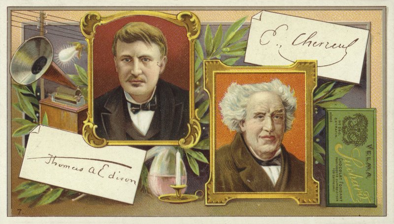 Thomas Edison és Eugene Chevreul alkotó: European School