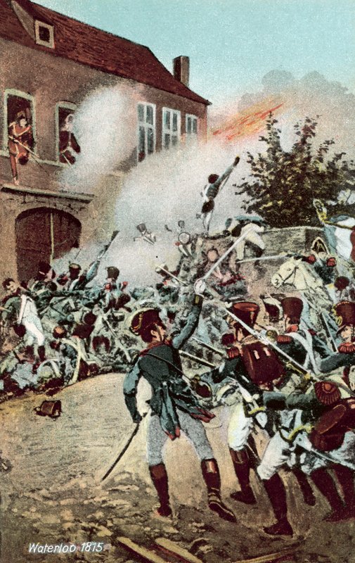 Waterloo 1815, Hougoumont farmjának támadása alkotó: European School