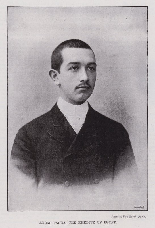 Abbász pasa, egyiptomi Khedive (f/w fotó) alkotó: European Photographer
