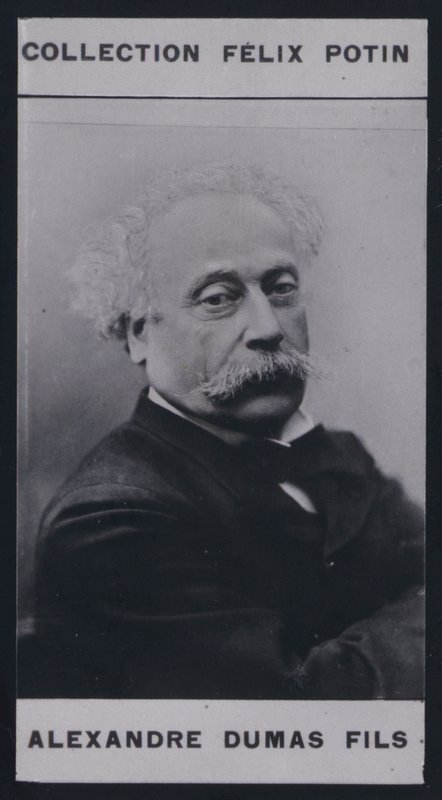 Alexandre Dumas Son (1824-1895) (f/w fotó) alkotó: European Photographer