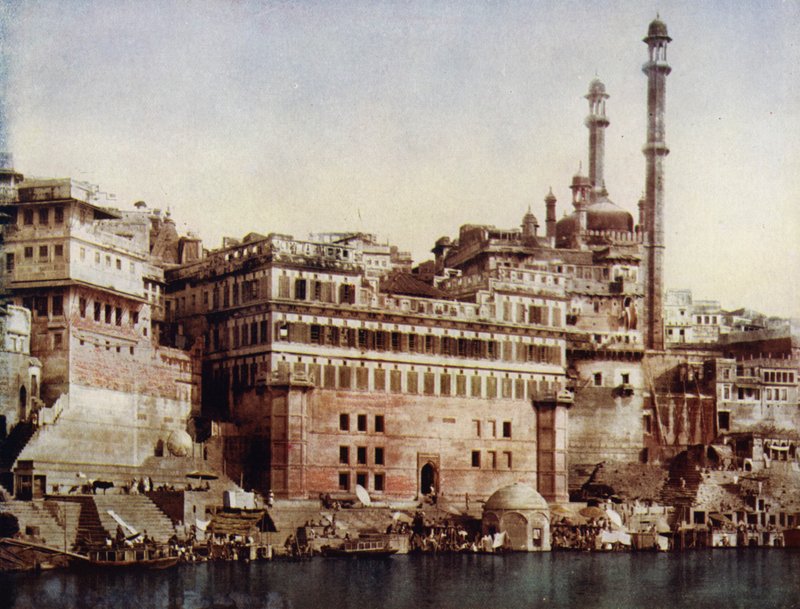 Benares, egy mecset egy ősi hindu templom helyén (fotó) alkotó: European Photographer