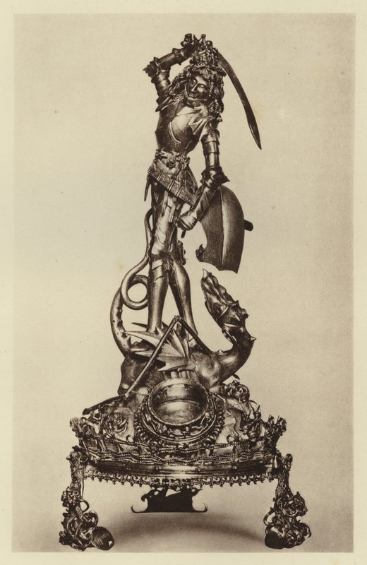 Berlin, Kunstgewerbemuseum, Szent György ereklyetartó (f/w fotó) alkotó: European Photographer