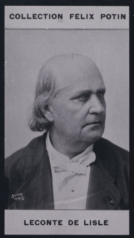 Charles Leconte De Lisle (1818-1894) (f/w fotó) alkotó: European Photographer