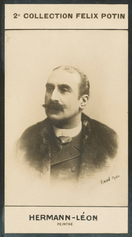 Hermann-Leon, festő (fekete-fehér fotó) alkotó: European Photographer