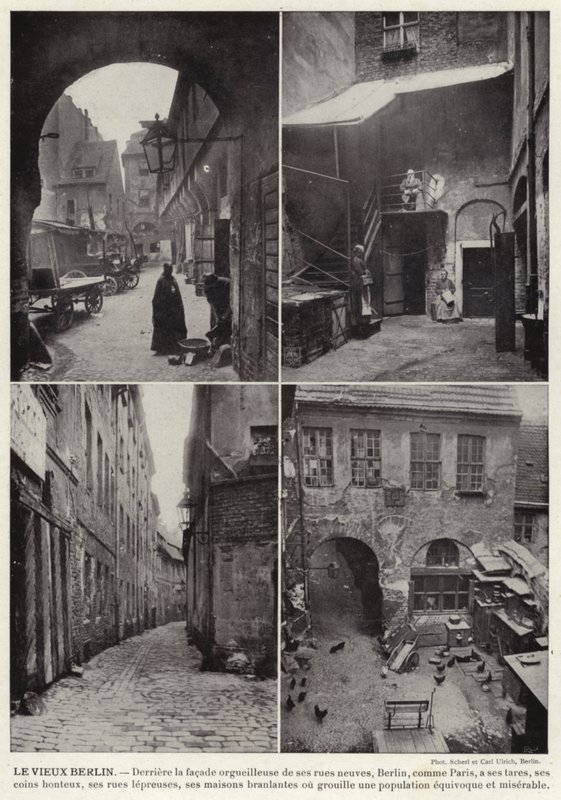 Régi Berlin (fekete-fehér kép) alkotó: European Photographer