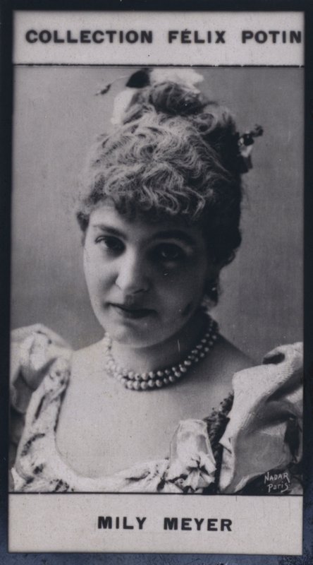 Madame Emilie Mily-Meyer (1860) (f/w fotó) alkotó: European Photographer