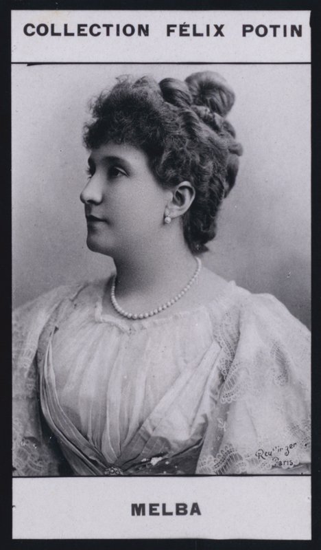 Madame Nellie Melba (1860) (f/w fotó) alkotó: European Photographer