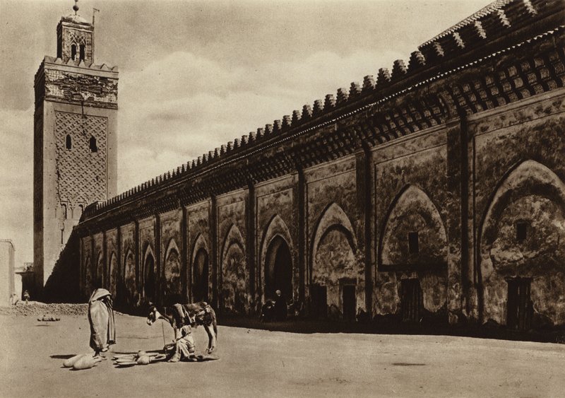 Marrakech, Kasbah mecset (fekete-fehér fotó) alkotó: European Photographer