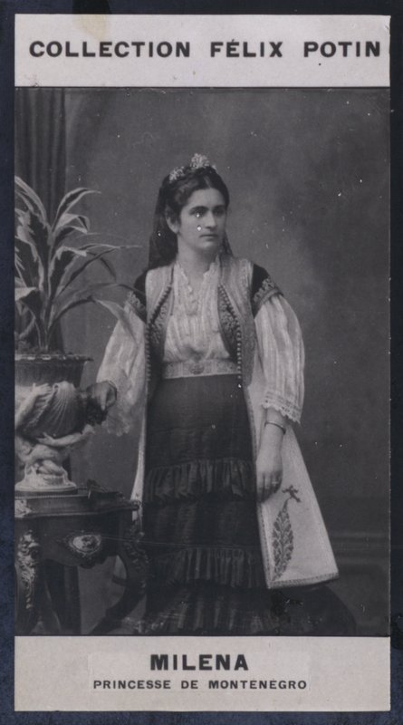 Milena, Montenegró hercegnője (1847) (f/v fotó) alkotó: European Photographer