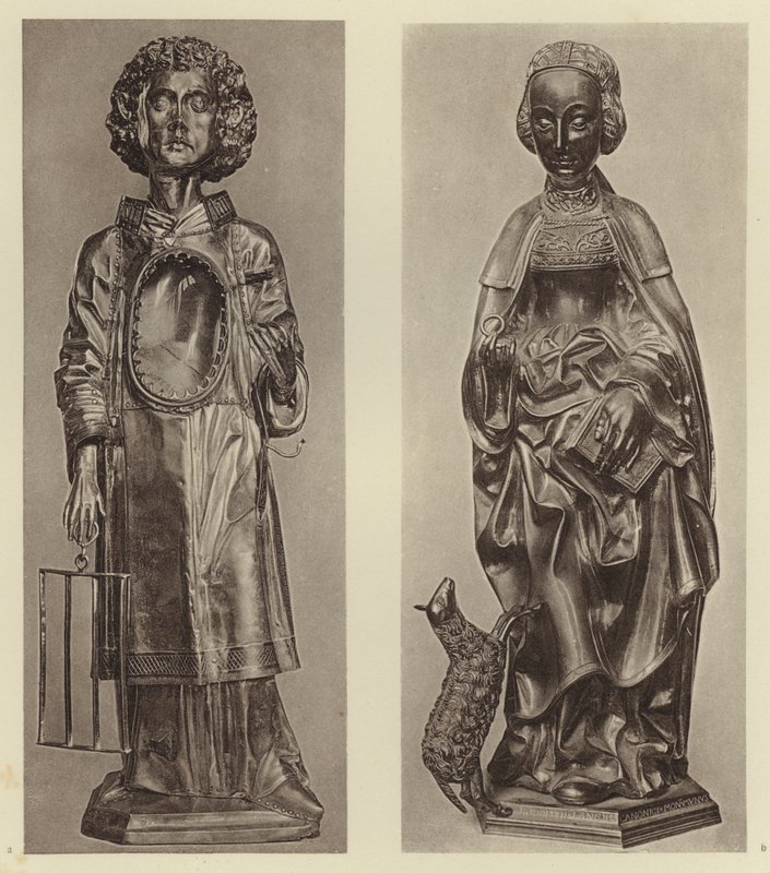 Munster i W, Saint Agnes; Minden, St Laurentius (f/w fotó) alkotó: European Photographer