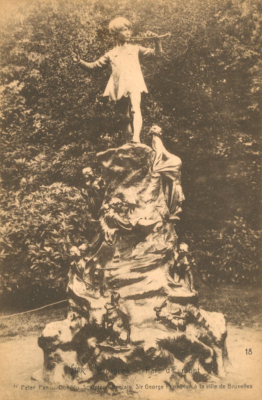 Pán Péter szobra a brüsszeli Parc DEgmontban alkotó: European Photographer