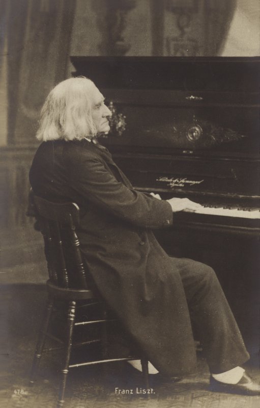 Portrait of Franz Liszt alkotó: European Photographer