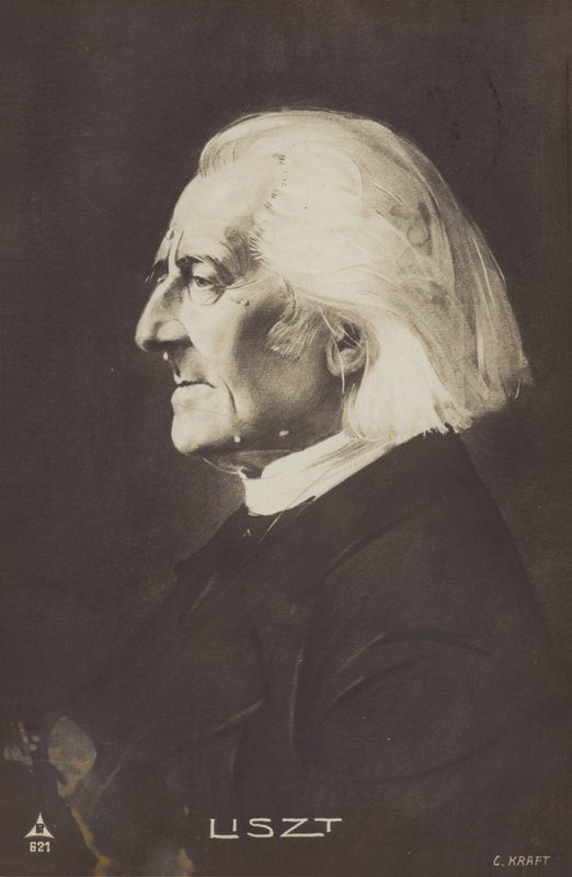 Portrait of Franz Liszt alkotó: European Photographer