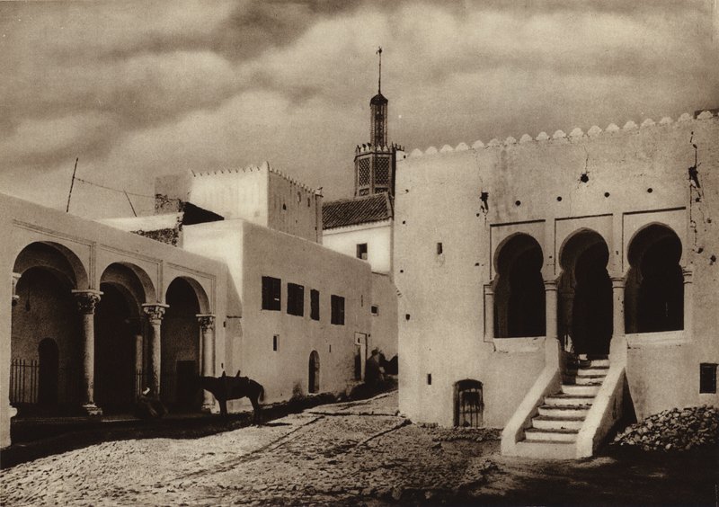 Tanger, Kincsesház és Törvényszék (fekete-fehér fotó) alkotó: European Photographer