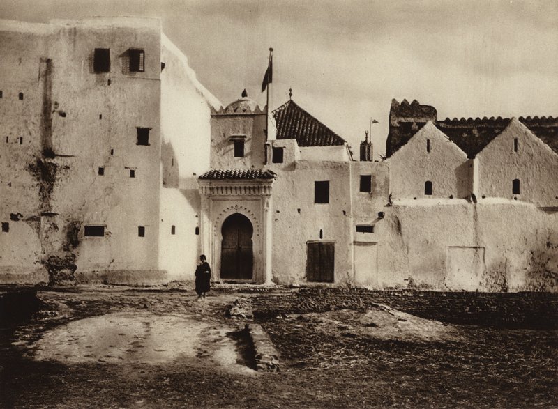 Tetuan, Az óváros látképe (fekete-fehér fénykép) alkotó: European Photographer