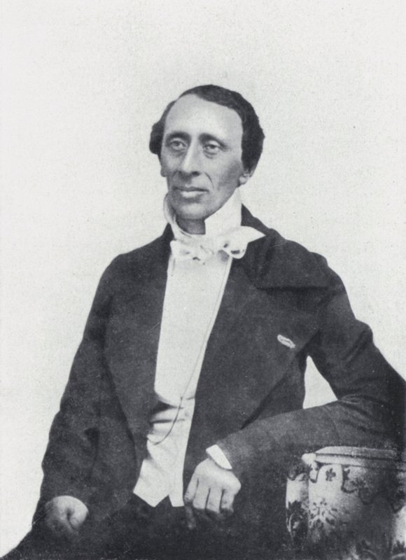 Hans Christian Andersen költő (f/w fotó) alkotó: European Photographer