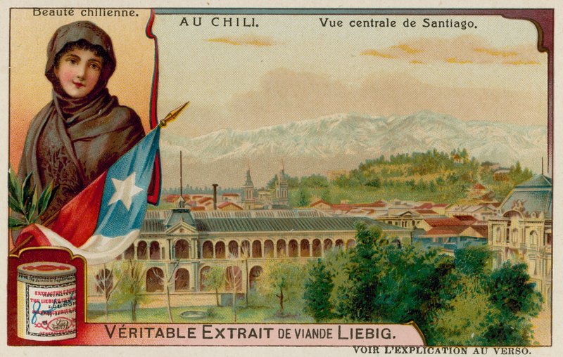 Chilei szépség és kilátás Santiago központjára alkotó: European School