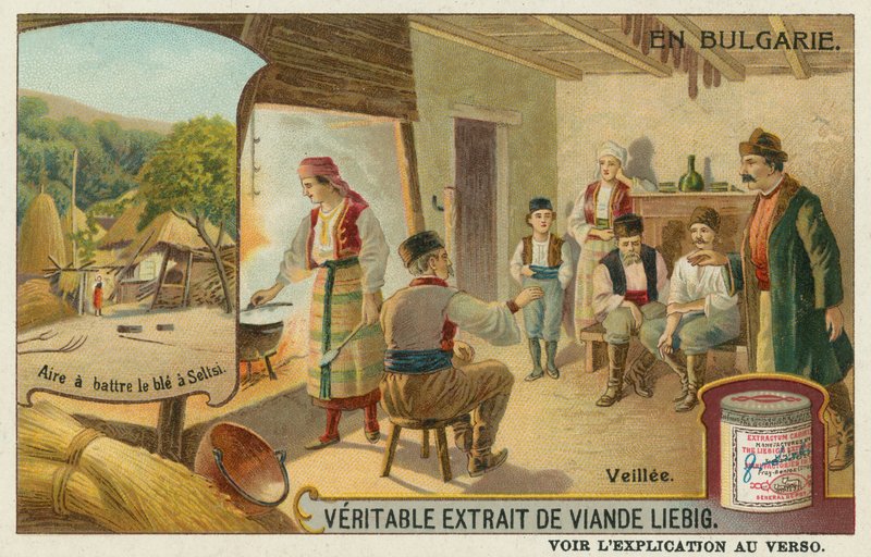 Virrasztás és búzacséplés Seckében alkotó: European School