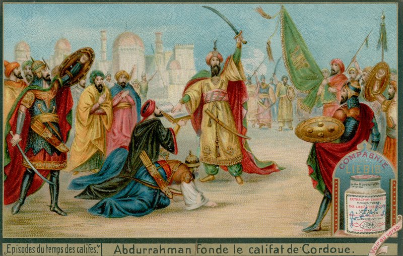 Abd-ar-Rahman III kikiáltja a cordobai kalifátust alkotó: European School