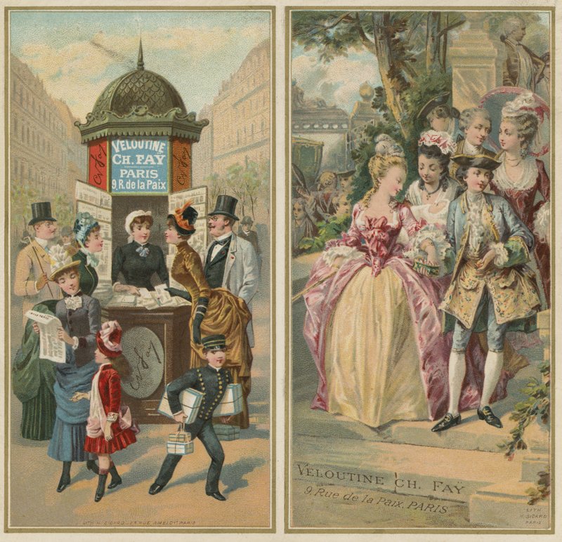 A Veloutine Charles Fay rizspor hirdetése alkotó: European School