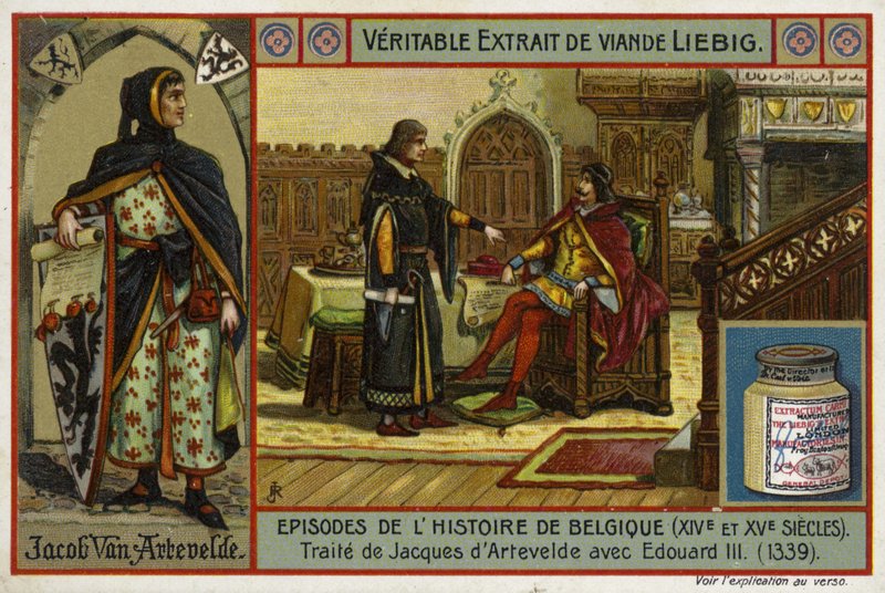 Szerződés megállapodása Jacob van Artevelde genti és III. Edward angol király között, 1339 alkotó: European School