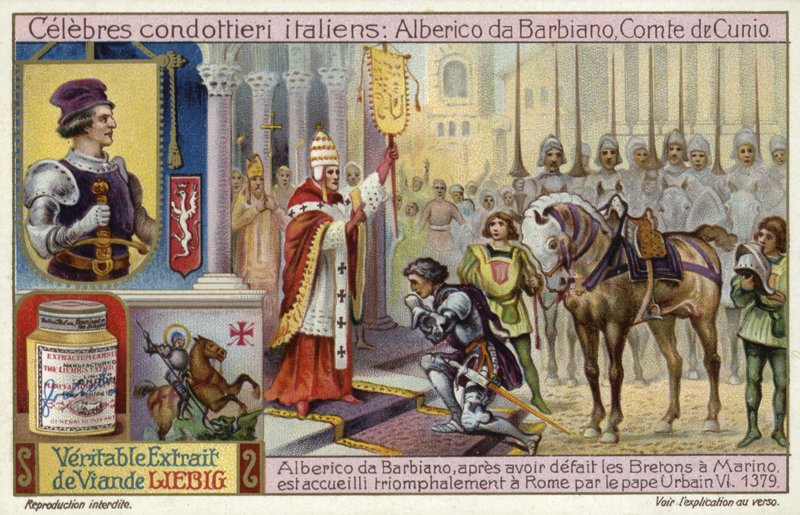 Alberico da Barbiano, Cunio grófja alkotó: European School