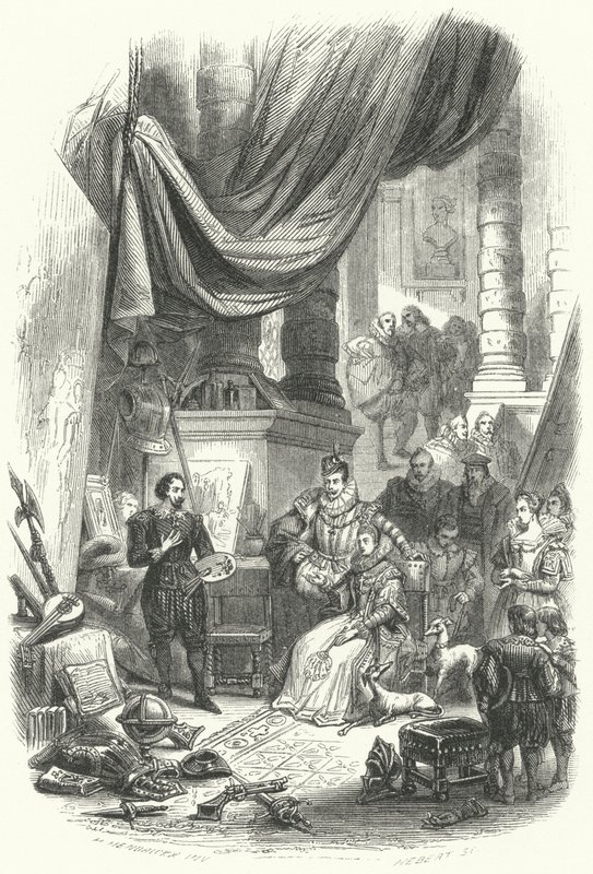 Az osztrák Albert és Izabella Peter Paul Rubens stúdiójában látogat el alkotó: European School