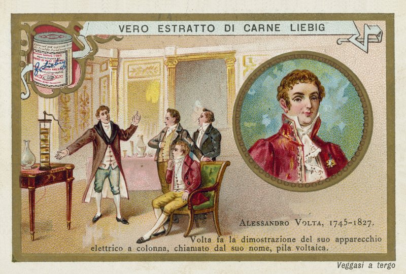Alessandro Volta olasz fizikus alkotó: European School