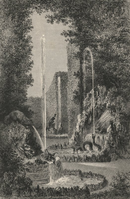 Versailles ősi labirintusa (metszet) alkotó: European School