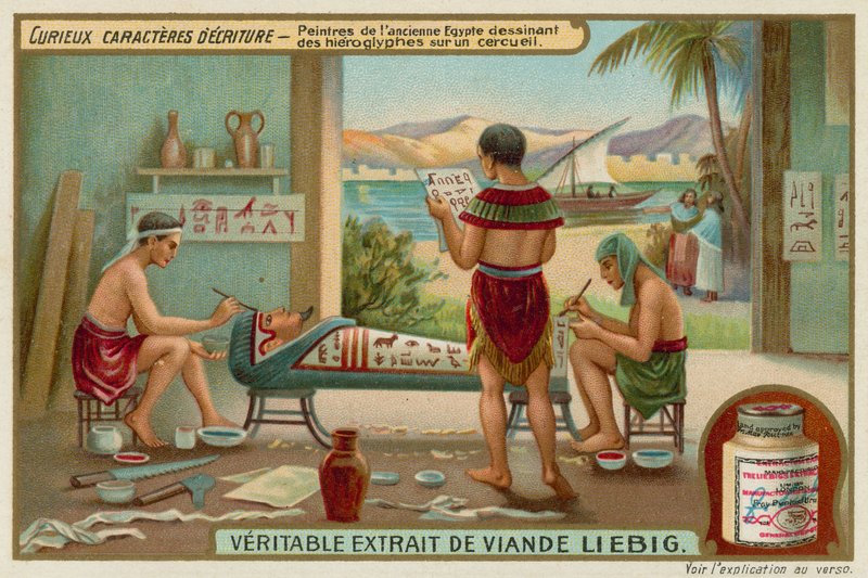 Ókori egyiptomi hieroglifák alkotó: European School