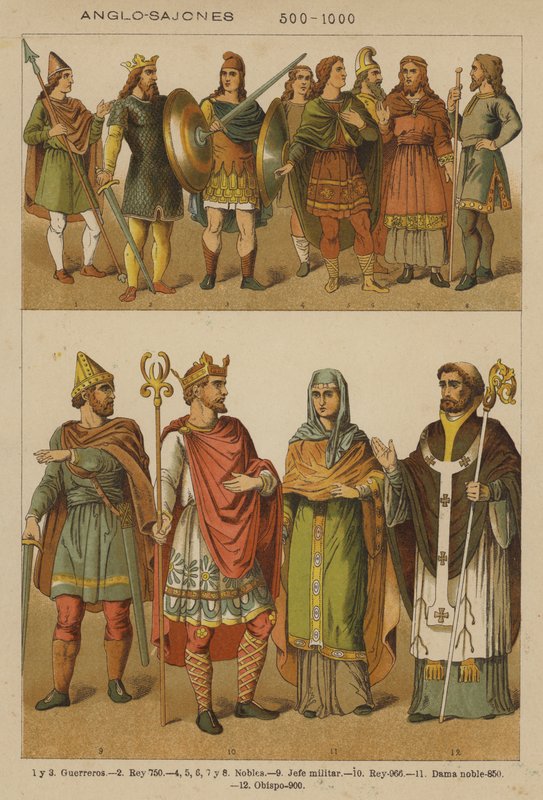 Angolszajonok, 500-1000 (színes litó) alkotó: European School