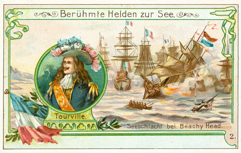Anne Hilarion de Tourville francia admirális és a Beachy Head-i csata alkotó: European School