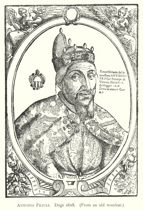 Antonio Priuli, dózse 1618 (metszet) alkotó: European School