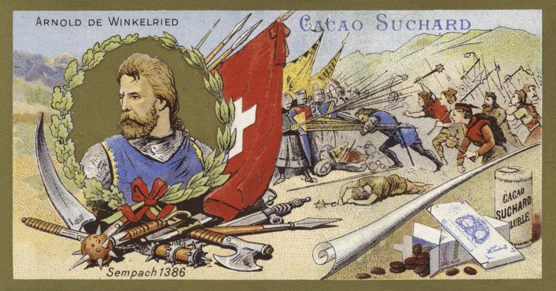 Arnold von Winkelried és a sempachi csata, Svájc, 1386 alkotó: European School