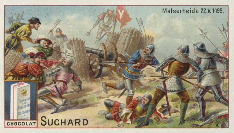 Calven-i csata (Malserheide-i csata), Svájc, 1499. május 22. alkotó: European School