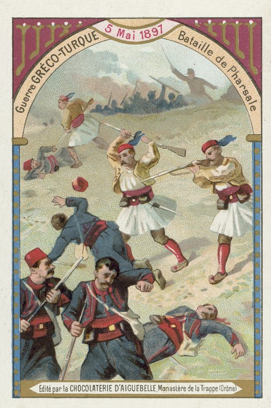 Farsalai csata, görög-török háború, 1897. május 5 alkotó: European School
