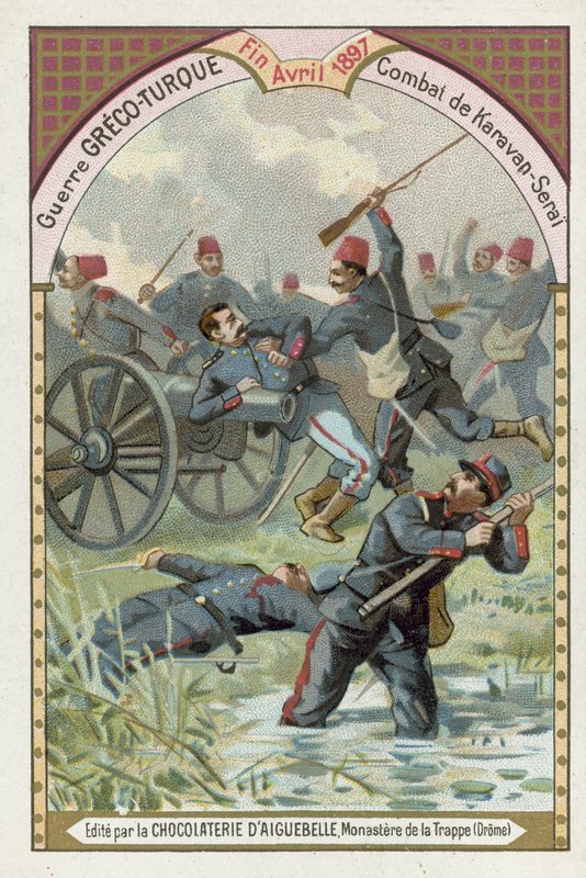 Karavan-Szerai csata, görög-török háború, 1897. április alkotó: European School