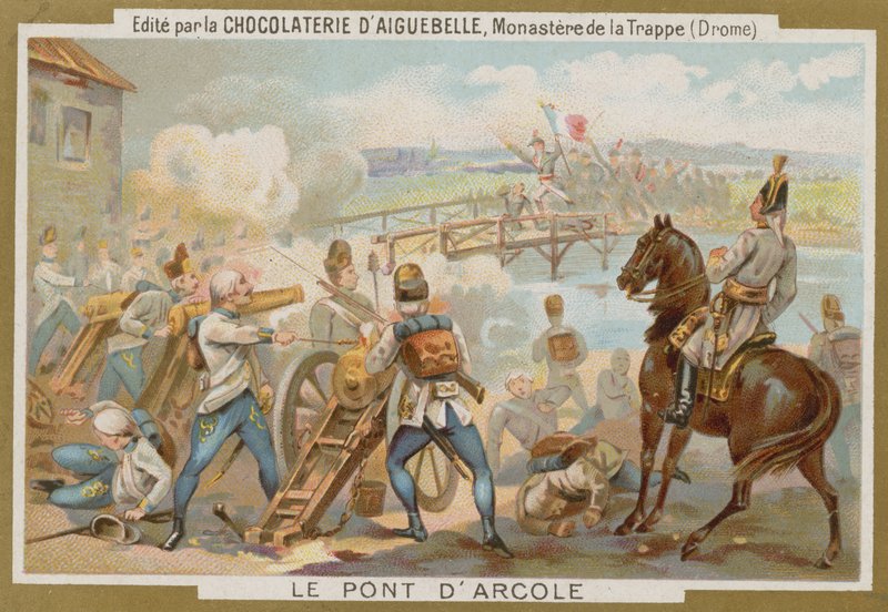 Az Arcole-hídi csata, Olaszország, 1796 alkotó: European School