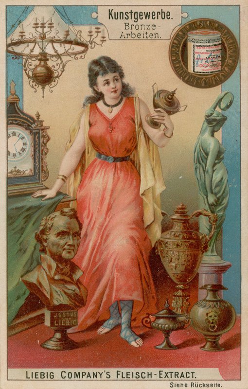 Bronzmunka (chromolitho) alkotó: European School