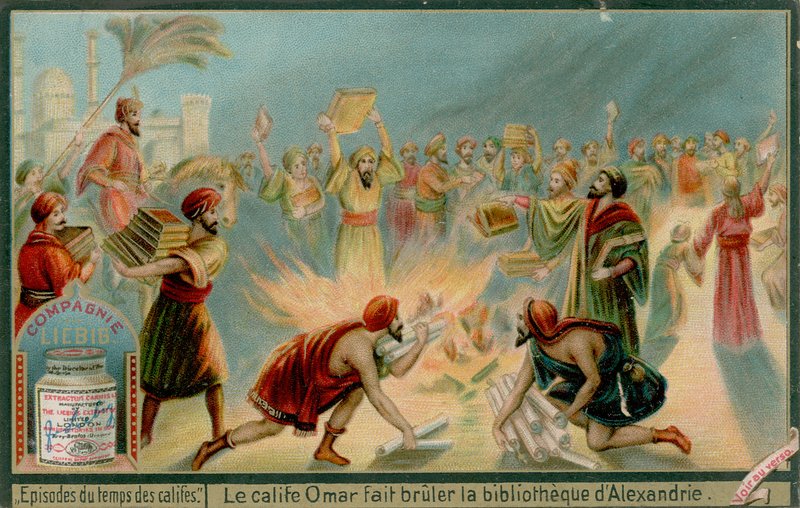Omar Burns kalifa Az alexandriai könyvtár alkotó: European School