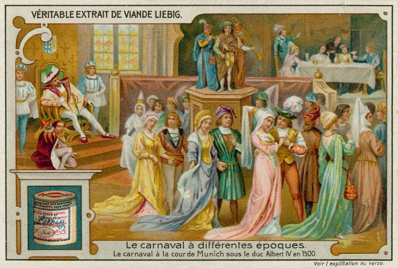 Karnevál Münchenben az 1500-as években alkotó: European School