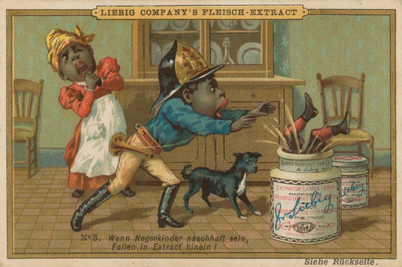 Rajzfilm African Falls in Leibig Meat Extract Jar alkotó: European School