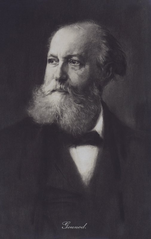 Charles Gounod francia zongoraművész és zeneszerző (litho) alkotó: European School