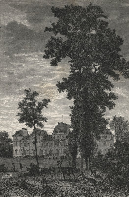 Chateau De MM Pereire At Armainvilliers (metszet) alkotó: European School