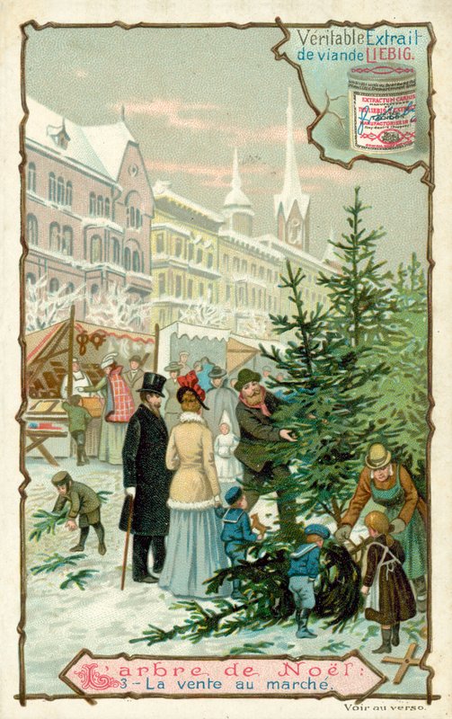 Karácsonyfa (chromolitho) alkotó: European School